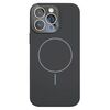 Per iPhone 16 Pro Max Custodia sottile in silicone liquido MagSafe Circle (grigio grafite)