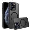 Per iPhone 11 Pro Custodia per telefono TPU ibrida per PC MagSafe antiurto a quattro angoli (nero)