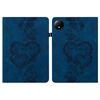 Per Redmi Pad SE 4G Custodia per tablet in pelle goffrata Love Hearts (blu scuro)