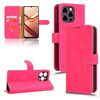 Per Doogee Note 58 / Note 58 Pro Custodia in pelle magnetica con effetto pelle (rosso rosa)