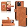 Per Doogee Note 58 / Note 58 Pro Custodia in pelle magnetica con effetto pelle (marrone)