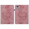 Per Lenovo Tab M11 / Xiaoxin Pad 11 2024 Custodia per tablet in pelle goffrata Love Hearts (rosa)
