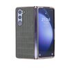 Per Samsung Galaxy Z Fold5 5G Custodia pieghevole per telefono con motivo coccodrillo in PC elettrolitico (verde)