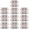 10 connettori originali per porta di ricarica a 12 pin, modello: 4 pin non a molla