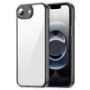 Custodia antiurto per iPhone 16e in TPU ibrida per PC (nero trasparente)