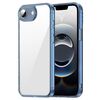 Custodia antiurto per iPhone 16e in TPU ibrida per PC (blu trasparente)