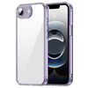 Custodia antiurto per iPhone 16e in TPU ibrida per PC (viola trasparente)