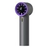 Ventilatore portatile ad alta velocità con display digitale intelligente HX-F368 (grigio scuro)