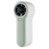 H02 HD - Mini ventilatore portatile ad alta velocità con display digitale (verde)