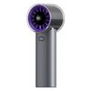 Ventilatore portatile ad alta velocità con display digitale a LED HX-F369 (grigio scuro)