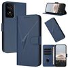 Custodia in pelle con fibbia a motivo triangolare per TCL 50 SE / 40 NxtPaper 4G (blu reale)