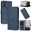 Custodia in pelle con fibbia a motivo triangolare per TCL 305/306/30E/30 SE (blu reale)