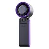 Ventilatore portatile pieghevole Y19 Smart Ice Compress (grigio scuro e viola)