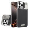 Custodia per telefono MagSafe per PC con supporto in fibra di carbonio senza cornice per iPhone 16 Pro Max (nero)