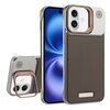 Custodia per telefono MagSafe in fibra di carbonio senza cornice per iPhone 16 (oro deserto)