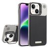 Custodia per telefono MagSafe in fibra di carbonio senza cornice per iPhone 14/13 (nero)