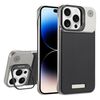 Custodia per telefono MagSafe per PC con supporto in fibra di carbonio senza cornice per iPhone 14 Pro (nero)