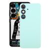 Cover posteriore per batteria OEM con copriobiettivo per fotocamera per Samsung Galaxy S25 SM-S931 (verde)