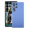 Cover posteriore per batteria OEM con copriobiettivo per fotocamera per Samsung Galaxy S25 Ultra SM-S938 (blu mare)