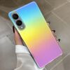 Custodia per telefono con sfumatura di colore satinato per Samsung Galaxy S25 Edge 5G (placcatura colorata)