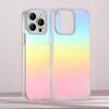 Custodia per telefono con sfumatura placcata colorata e satinata per iPhone 12 Pro (placcatura colorata)