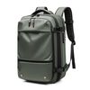 Borsa da viaggio per computer da viaggio breve, grande capacità, da 19 pollici, espandibile, a compressione sottovuoto, per uomo, con doppia tracolla (verde)
