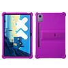 Custodia protettiva antiurto in silicone per tablet Lenovo Idea Tab Pro con supporto (viola)