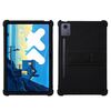Custodia protettiva antiurto in silicone per tablet Lenovo Idea Tab Pro con supporto (nero)