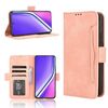 Custodia in pelle con texture di vitello effetto pelle di vitello per Realme P3 Pro 5G (rosa)