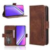 Custodia in pelle con texture di vitello effetto pelle di vitello per Realme P3 Pro 5G (marrone)