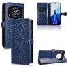 Custodia in pelle con trama a nido d'ape per Cubot A30 (blu)