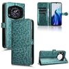 Custodia in pelle con trama a nido d'ape per Cubot A30 (verde)