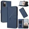 Custodia in pelle con fibbia a triangolo per ZTE Blade A72 5G (blu reale)