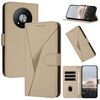 Custodia in pelle con fibbia a triangolo per ZTE Blade A73 5G (oro)