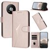 Custodia in pelle con fibbia a forma di triangolo per ZTE Blade A73 5G (oro rosa)