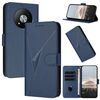 Custodia in pelle con fibbia a triangolo per ZTE Blade A73 5G (blu reale)
