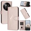 Custodia in pelle con fibbia a forma di triangolo per ZTE Blade A75 5G / Nubia Focus (oro rosa)
