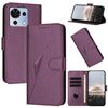 Custodia in pelle con fibbia a triangolo per ZTE Blade V50 Vita (viola scuro)
