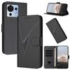 Custodia in pelle con fibbia a motivo triangolare per ZTE Blade V50 Vita (nera)
