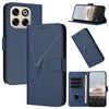 Custodia in pelle con fibbia a triangolo per ZTE Blade V70 (blu reale)