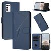 Custodia in pelle con fibbia a triangolo per ZTE Libero 5G III (blu reale)