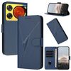 Custodia in pelle con fibbia a motivo triangolare per ZTE Nubia Music 2 (blu reale)