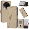 Custodia in pelle con fibbia a triangolo per ZTE nubia Z50S Pro (oro)