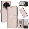 Custodia in pelle con fibbia a motivo triangolare per ZTE nubia Z50S Pro (oro rosa)