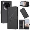 Custodia in pelle con fibbia a motivo triangolare per ZTE nubia Z50S Pro (nera)