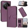Custodia in pelle con fibbia a triangolo per ZTE nubia Z60S Pro (viola scuro)