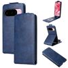 Custodia in pelle con chiusura magnetica verticale per Google Pixel 10 5G / 10 Pro 5G e fibbia (blu)