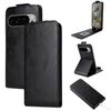 Custodia in pelle con chiusura magnetica verticale per Google Pixel 10 Pro XL 5G e fibbia (nera)