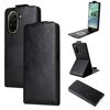 Custodia in pelle con chiusura magnetica verticale per Redmi A5 4G da 173,3 mm con fibbia (nera)