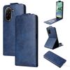 Custodia in pelle con chiusura magnetica verticale per Redmi A5 4G da 173,3 mm con fibbia (blu)